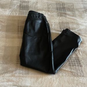 ASOS Black Faux Leather Pants